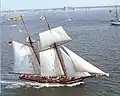 Escuna topsail Pride of Baltimore II