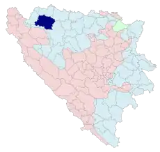 Localização de Prijedor