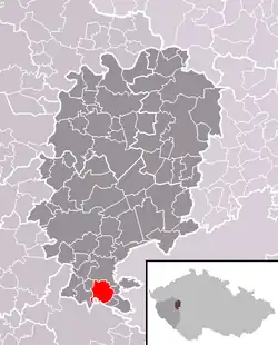 Localização de Příkosice