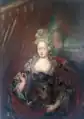 A princesa por volta de 1705, por artista desconhecido.