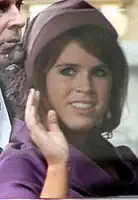 Princesa Eugénia(nascida em 1990)Sobrinha do Rei; filha do Duque de Iorque