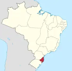 Localização de Santa Catharina