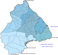 Distritos da província de Los Santos
