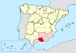 Mapa da área da arquidiocese