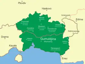 Localização de Independent Government of Western Thrace