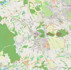 Localização de Pszów na Polónia