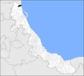 Localização de Pueblo Viejo em Veracruz