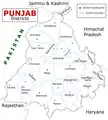 Bagri é a língua principal em Fazilka e como uma língua menor nas aldeias do sul de Muktsar do sul do Punjab (Índia).