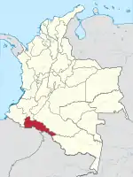 Location of Putumayo