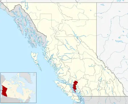 Regional districts of British Columbia