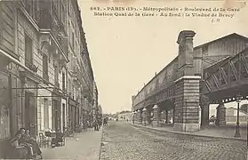 A estação em 1909.