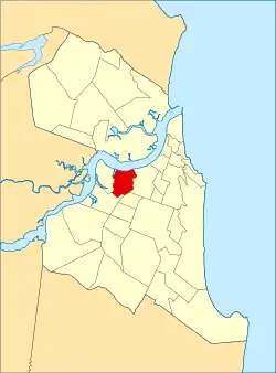 Localização das Quintas em Natal