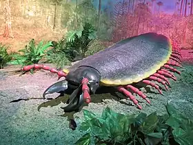 Reconstrução de Arthropleura