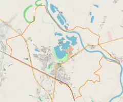 Localização de Radymno na Polónia