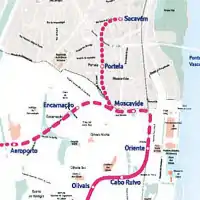 Prolongamento da Linha Vermelha.