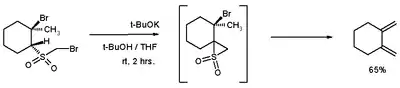 Esquema 5. Síntese Ramberg-Bäcklund de dimetileno-ciclohexano