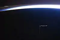Progresso durante a entrada atmosférica sobre a Terra