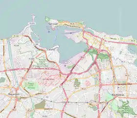 Universidad está localizado em: Região Metropolitana de San Juan