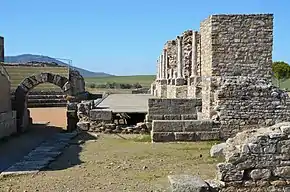 Ruínas da cidade romana de Regina Turdulorum, em Casas de Reina