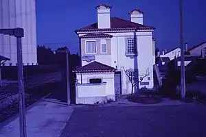 Estação de Reguengos, na Década de 1980.