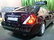 Vista traseira do Safrane II.