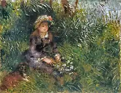 Madame Renoir com um cachorro, 1880