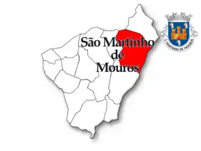 Localização no município de Resende