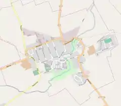 Localização de Reszel na Polónia