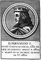 Fernando I de Aragão usando uma Coroa aberta