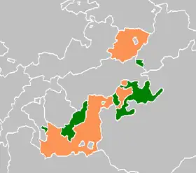 Localização de Condado Imperial de Reuss