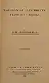 Página de rosto de The emission of electricity from hot bodies (1916)