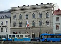 A antiga casa da delegação do Banco da Suécia em Gotemburgo