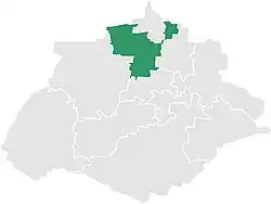 Localização de Rincón de Romos no estado de Aguascalientes