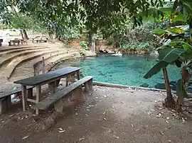 Rio Azuis em Aurora do Tocantins, considerado como o menor rio do Brasil e o terceiro menor rio do mundo.