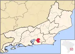Localização de Itaboraí no Rio de Janeiro