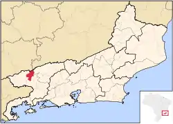 Localização de Quatis no Rio de Janeiro