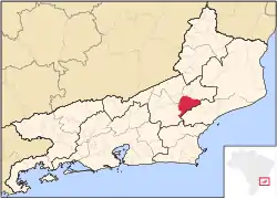 Localização de Trajano de Moraes no Rio de Janeiro