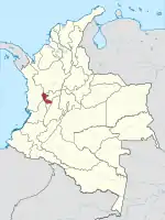 Location of Risaralda