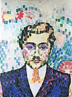 Robert Delaunay, Portrait de Metzinger, 1906, oil on canvas, 55 x 43&nbsp;cm