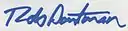 Assinatura de Rob Portman
