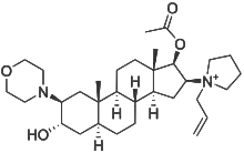 Estrutura química de Rocurónio