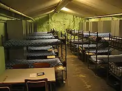 Camarata no interior da fortificação