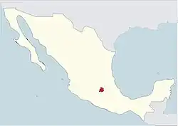 Mapa da área da diocese