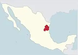 Mapa da área da diocese