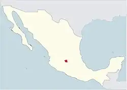 Mapa da área da diocese