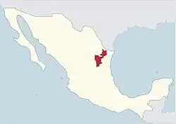 Mapa da área da diocese