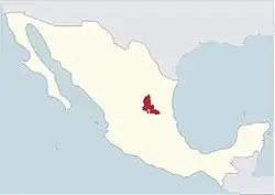 Mapa da área da diocese