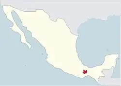 Mapa da área da diocese