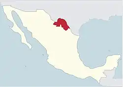 Mapa da área da diocese