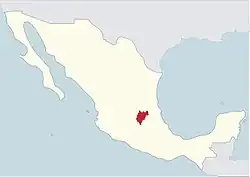 Mapa da área da diocese